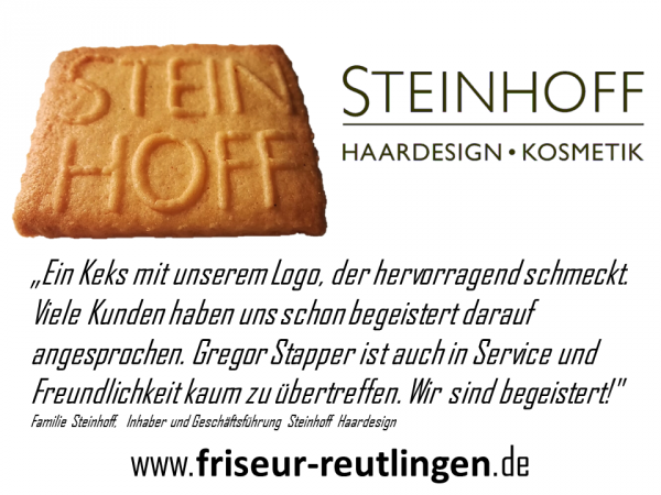 Steinhoff Kekse mit Logo