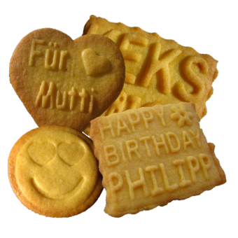 Kekse personalisiert Plätzchen personalisiert, individuell online gestalten
