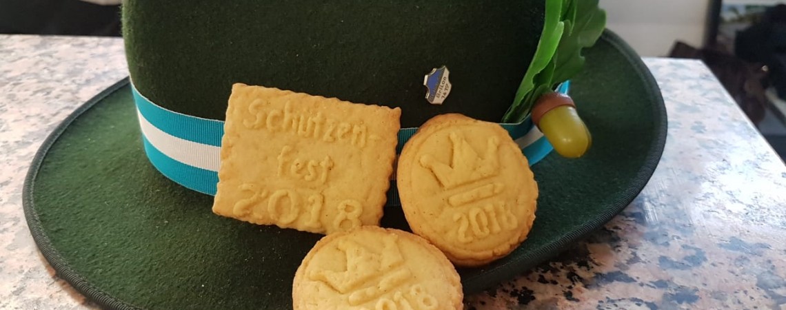 Kekse zum Schützenfest, individuelle Kekse mit Logo, Firmenkekse, personalisierte Kekse